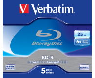 Verbatim 25GB 6x BluRay BOX 5szt. Scratchguard Plus - 57597 - zdjęcie 1